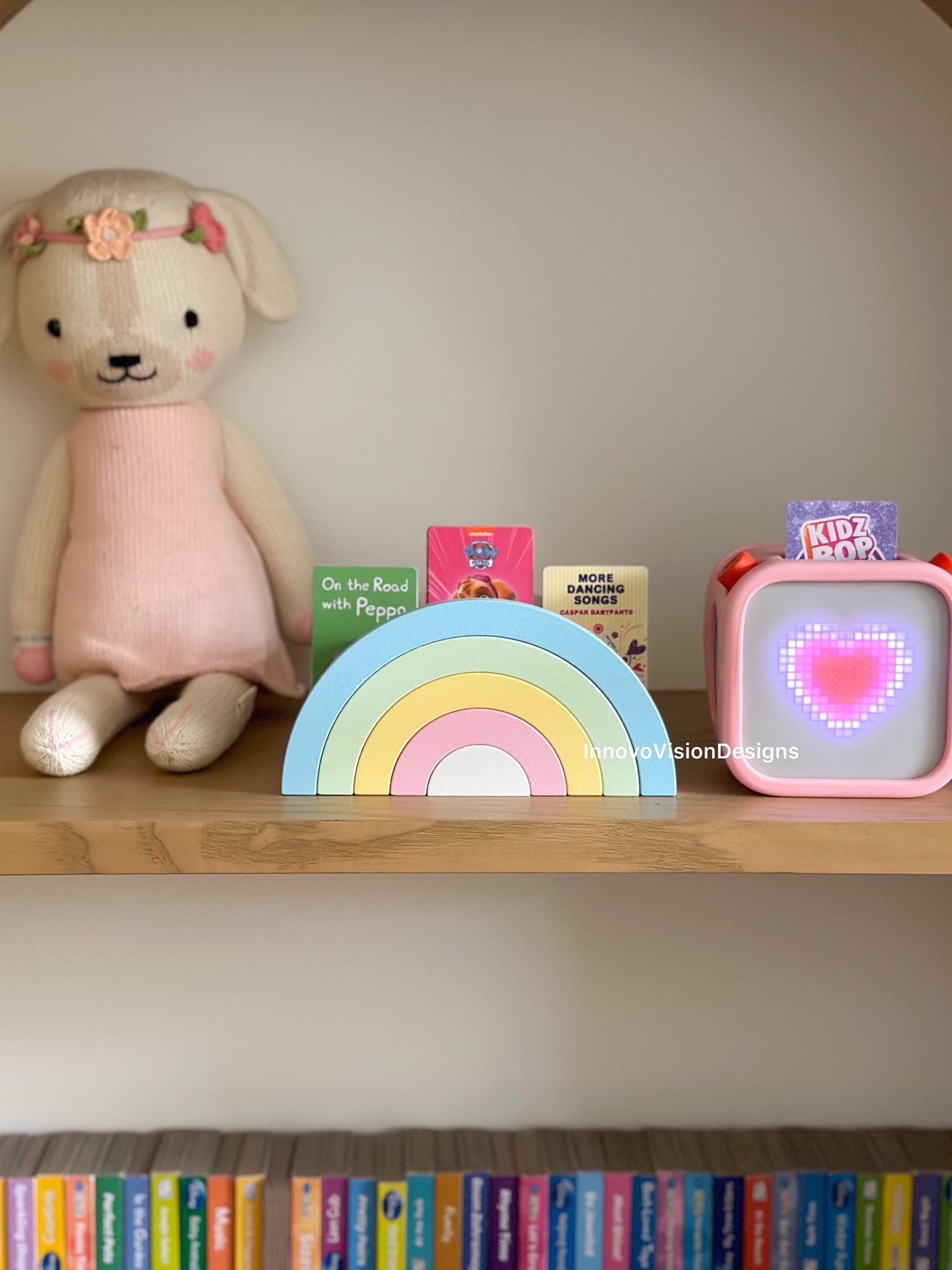 Yoto Rainbow Card Holder - Holds 120 cards - Personalization available!