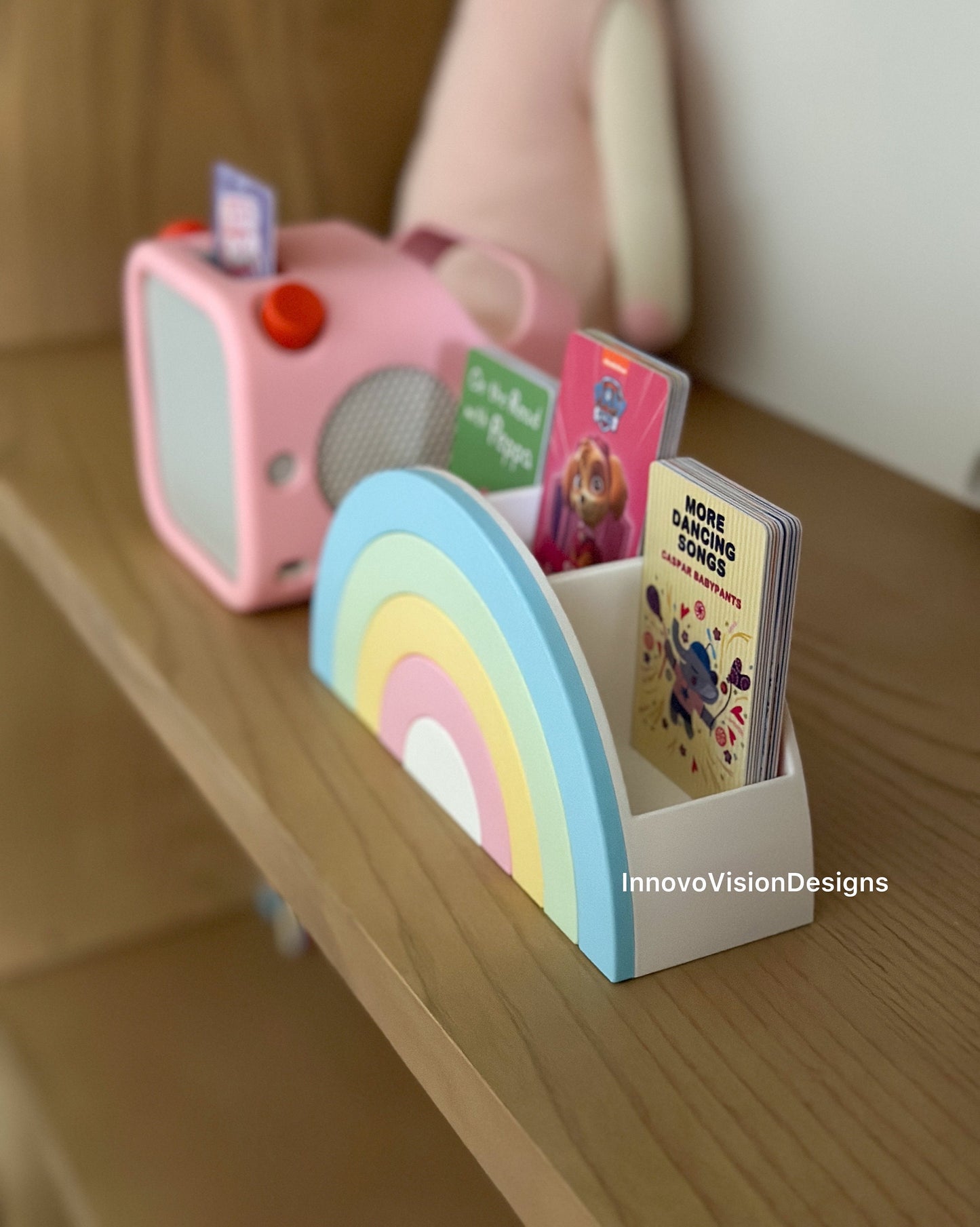 Yoto Rainbow Card Holder - Holds 120 cards - Personalization available!