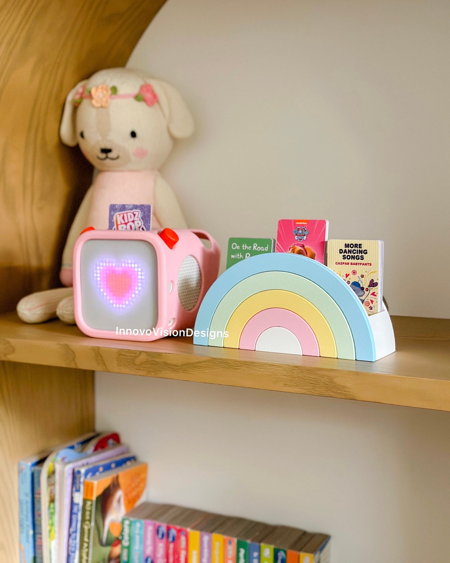 Yoto Rainbow Card Holder - Holds 120 cards - Personalization available!