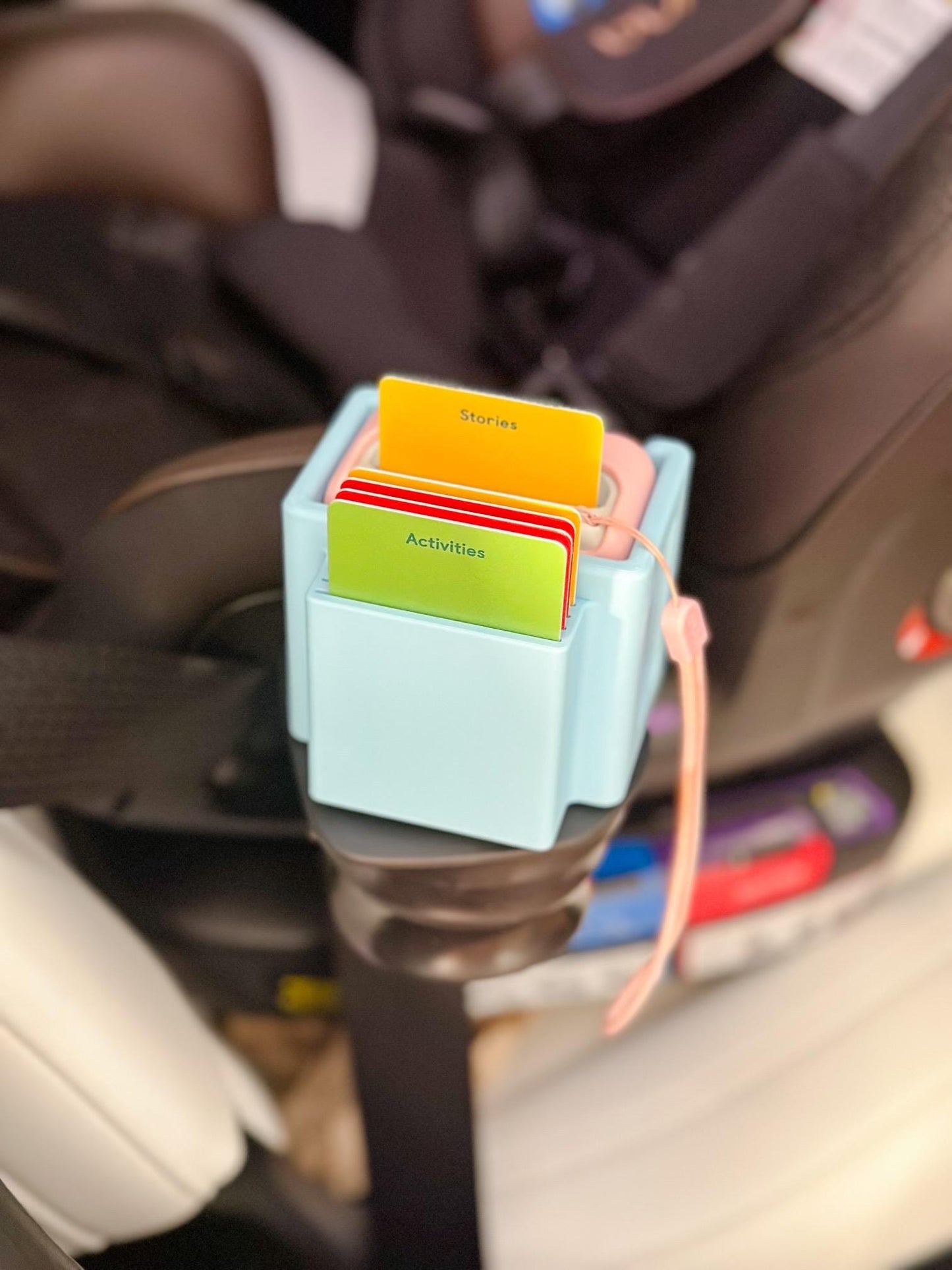 Yoto Holder | Yoto Mini Docking Station for Car seat cup holder | Yoto Dock and Card storage - Personalized