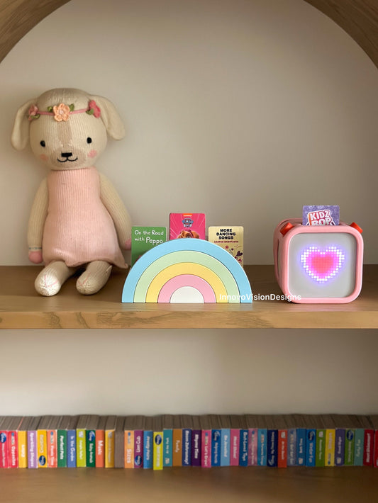 Yoto Rainbow Card Holder - Holds 120 cards - Personalization available!