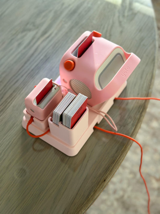 Yoto Player (3rd Generation) and Yoto Mini (1st and 2nd Generation) - Docking Stand with Card Holder
