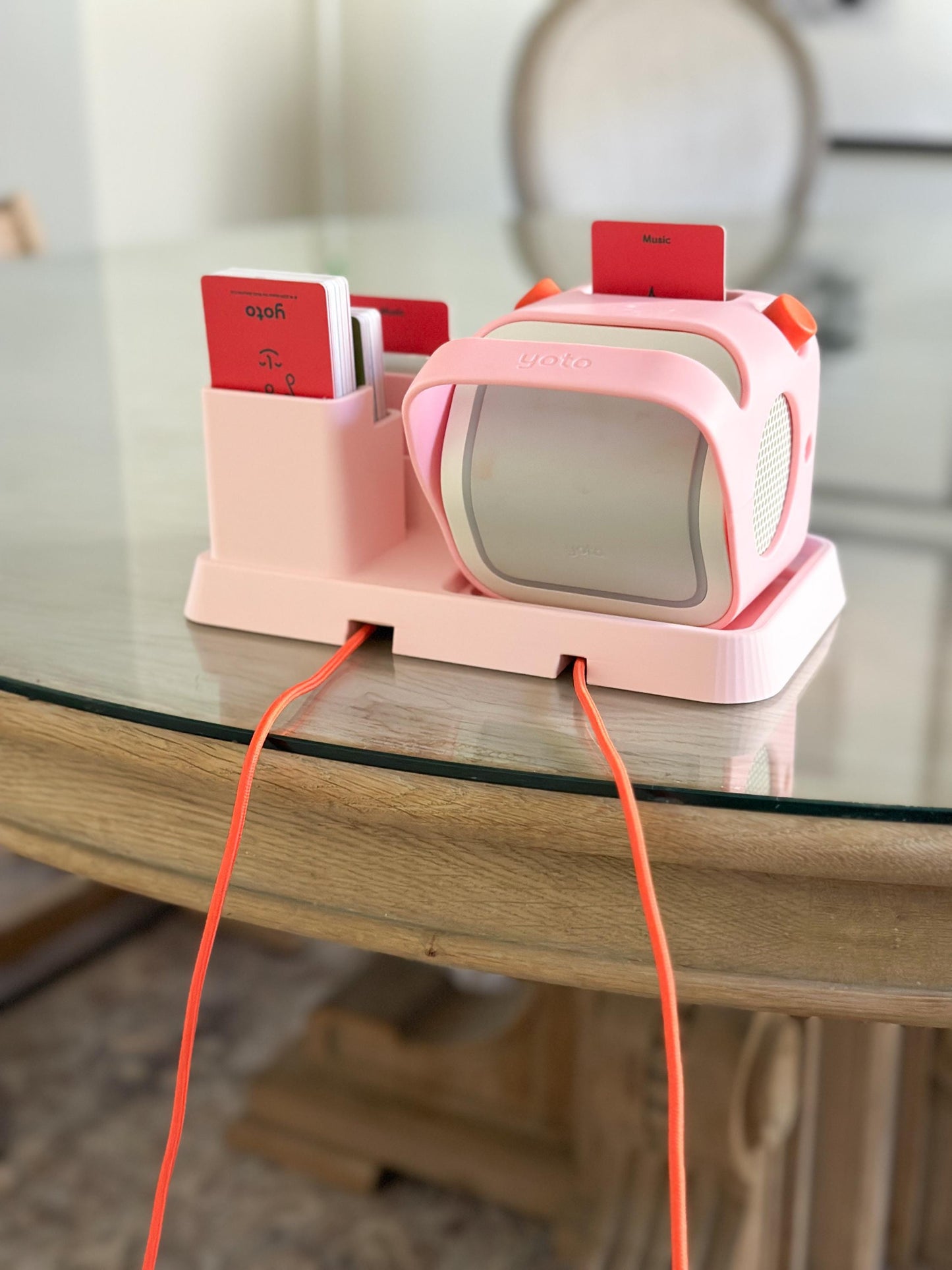 Yoto Player (3rd Generation) and Yoto Mini (1st and 2nd Generation) - Docking Stand with Card Holder