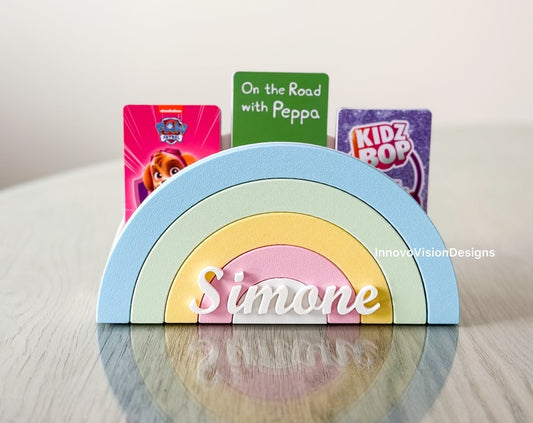 Yoto Rainbow Card Holder - Holds 120 cards - Personalization available!